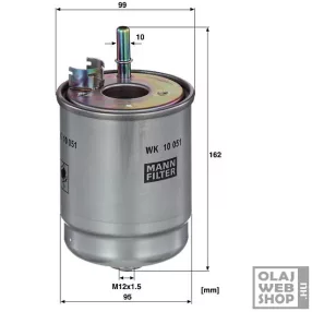 Mann-Filter üzemanyagszűrő WK10051