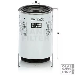 Mann-Filter üzemanyagszűrő WK1060/3X
