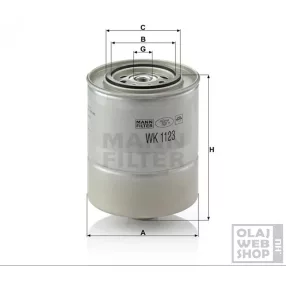 Mann-Filter üzemanyagszűrő WK1123