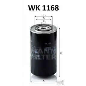 Mann-Filter üzemanyagszűrő WK1168