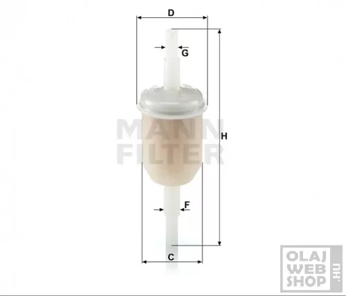Mann-Filter üzemanyagszűrő WK31/2