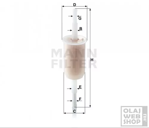 Mann-Filter üzemanyagszűrő WK32