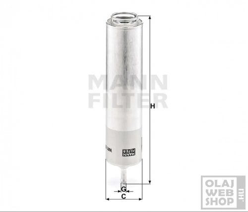 Mann-Filter üzemanyagszűrő WK5001