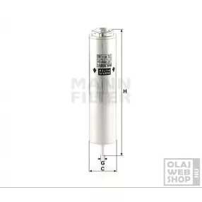 Mann-Filter üzemanyagszűrő WK5005/1Z