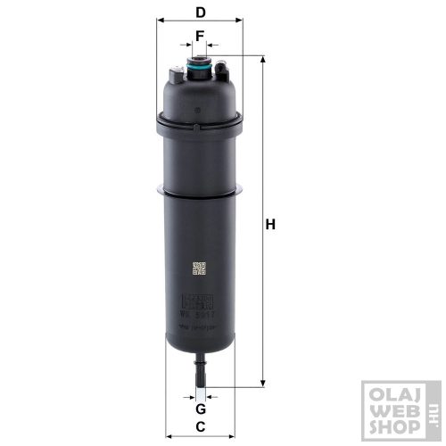 Mann-Filter üzemanyagszűrő WK5017