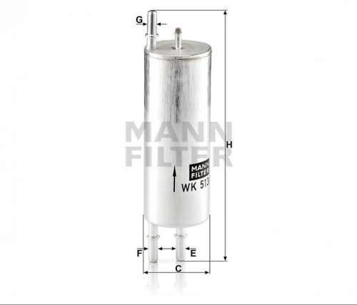 Mann-Filter üzemanyagszűrő WK513/3