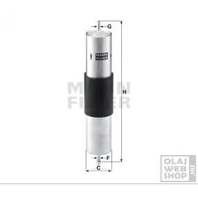 Mann-Filter üzemanyagszűrő WK516/1