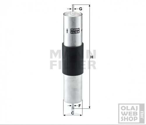Mann-Filter üzemanyagszűrő WK516/1