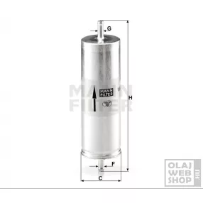Mann-Filter üzemanyagszűrő WK516
