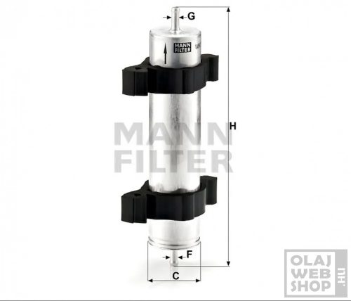 Mann-Filter üzemanyagszűrő WK521/2