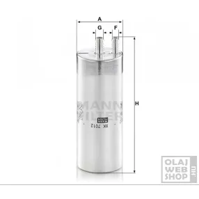 Mann-Filter üzemanyagszűrő WK7012