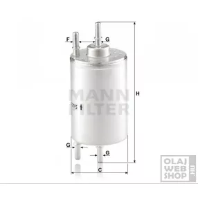 Mann-Filter üzemanyagszűrő WK720/5