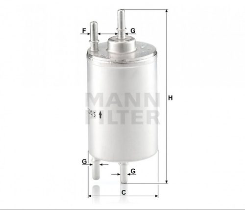 Mann-Filter üzemanyagszűrő WK720/5