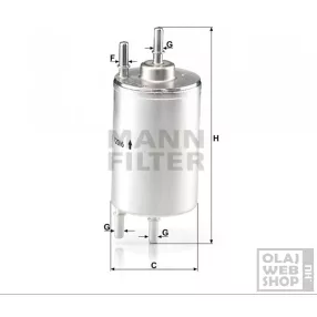 Mann-Filter üzemanyagszűrő WK720/6