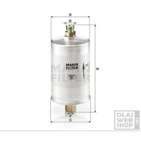 Mann-Filter üzemanyagszűrő WK726