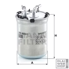 Mann-Filter üzemanyagszűrő WK8029/1