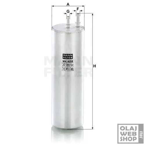 Mann-Filter üzemanyagszűrő WK8058