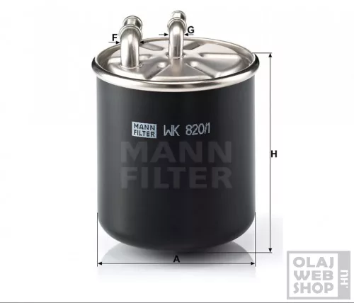 Mann-Filter üzemanyagszűrő WK820/1