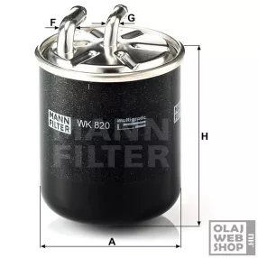 Mann-Filter üzemanyagszűrő WK820