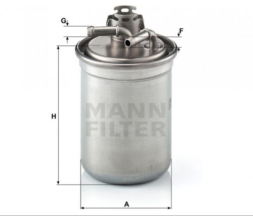 Mann-Filter üzemanyagszűrő WK823/3X