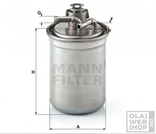 Mann-Filter üzemanyagszűrő WK823/3X