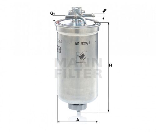 Mann-Filter üzemanyagszűrő WK829/1X