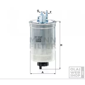Mann-Filter üzemanyagszűrő WK829/2