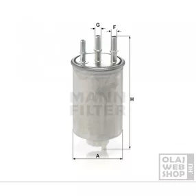 Mann-Filter üzemanyagszűrő WK829/6