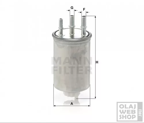 Mann-Filter üzemanyagszűrő WK829/6