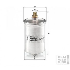 Mann-Filter üzemanyagszűrő WK830/3