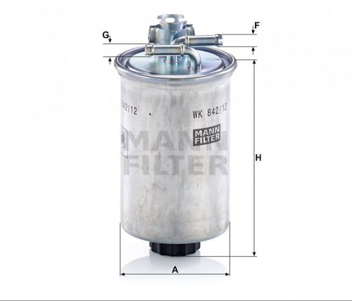 Mann-Filter üzemanyagszűrő WK842/12X