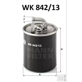 Mann-Filter üzemanyagszűrő WK842/13