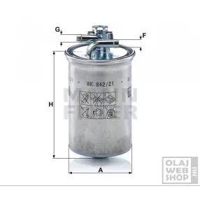 Mann-Filter üzemanyagszűrő WK842/21X