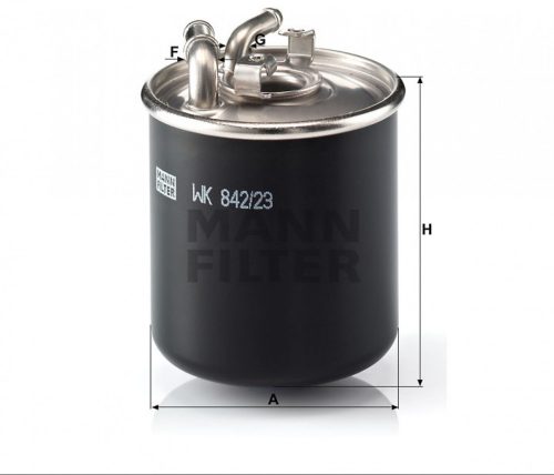 Mann-Filter üzemanyagszűrő WK842/23X
