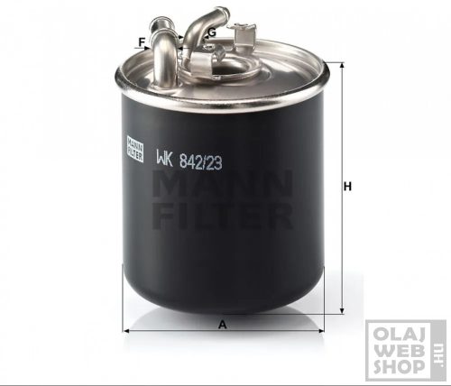 Mann-Filter üzemanyagszűrő WK842/23X