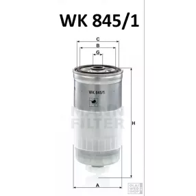 Mann-Filter üzemanyagszűrő WK845/1