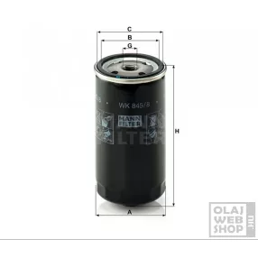 Mann-Filter üzemanyagszűrő WK845/8