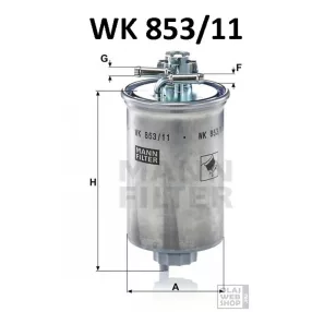 Mann-Filter üzemanyagszűrő WK853/11