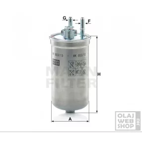 Mann-Filter üzemanyagszűrő WK853/13