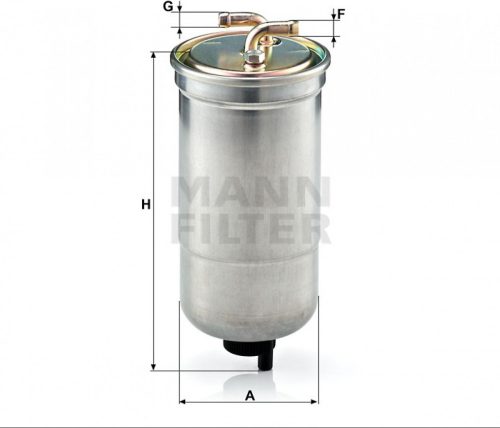 Mann-Filter üzemanyagszűrő WK853/16