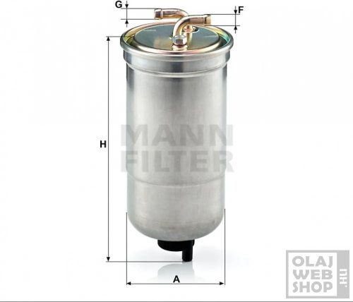 Mann-Filter üzemanyagszűrő WK853/16