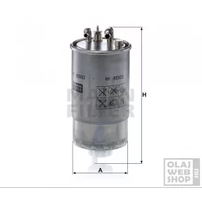Mann-Filter üzemanyagszűrő WK853/23