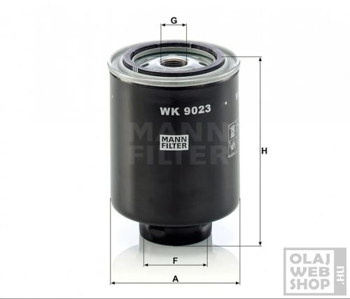 Mann-Filter üzemanyagszűrő WK9023Z