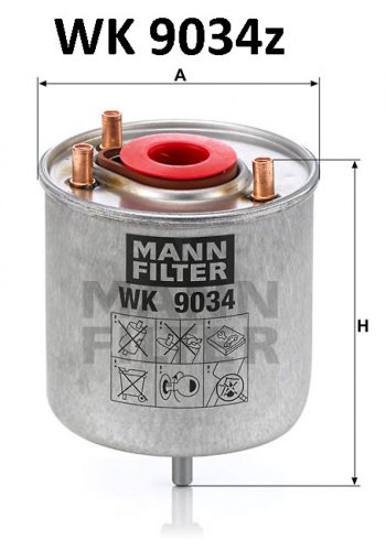 Mann-Filter üzemanyagszűrő WK9034Z