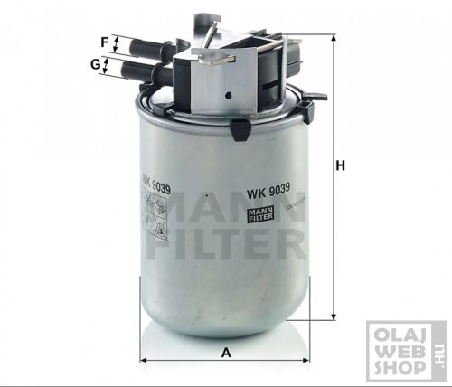 Mann-Filter üzemanyagszűrő WK9039