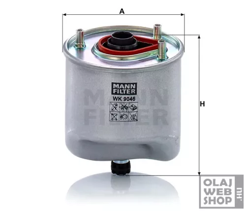 Mann-Filter üzemanyagszűrő WK9046 (WK9046Z helyett)