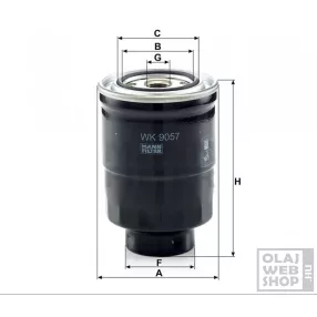 Mann-Filter üzemanyagszűrő WK9057Z