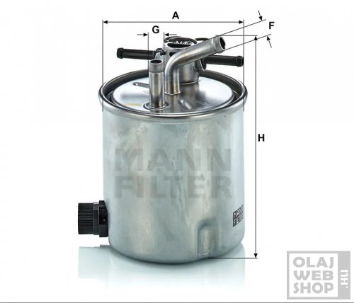Mann-Filter üzemanyagszűrő WK9067