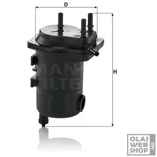 Mann-Filter üzemanyagszűrő WK939/10 x