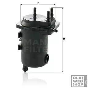 Mann-Filter üzemanyagszűrő WK939/12 x